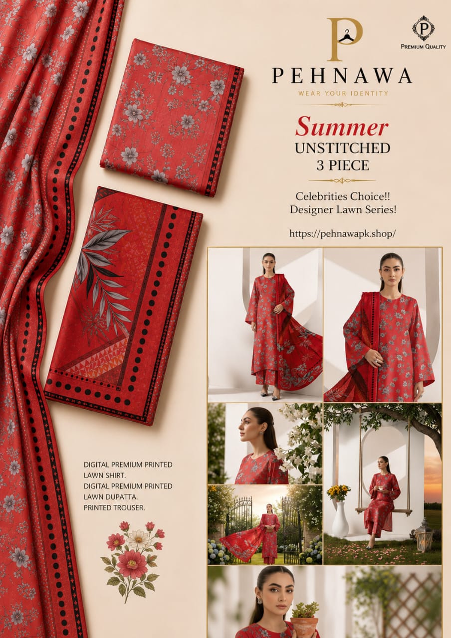 Summer Unstitched 3 Piece