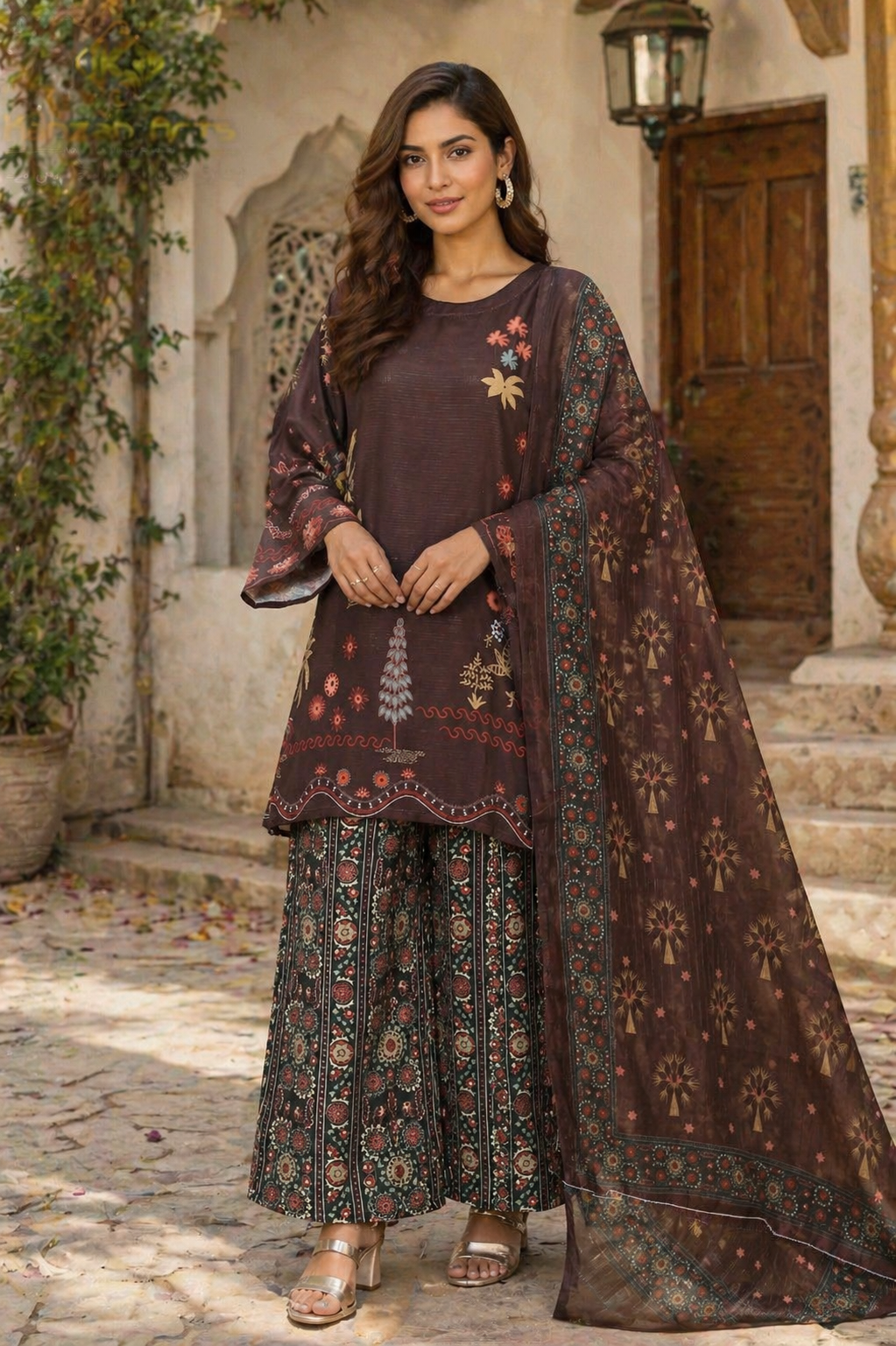 3 Piece Printed Lawn Suit